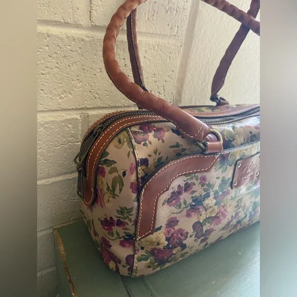 PATRICIA NASH ANTIQUR ROSE SATCHEL EUC - Picture 3 of 9